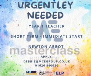 Urgent Year 1 teachers needed